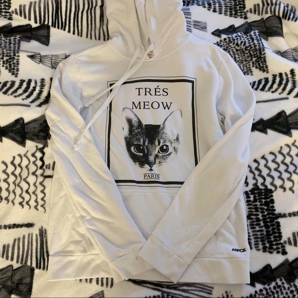 Forever 21 cat sweatshirt